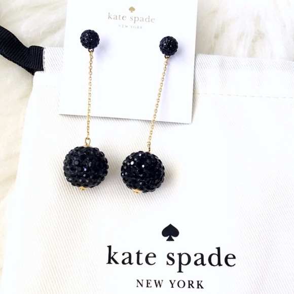 KATE SPADE • Razzle Dazzle Linear Drop Earrings - Picture 5 of 6